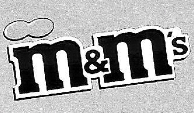 M&m's Written In Bround & Black Colour Device mark 1310016 Trademark
