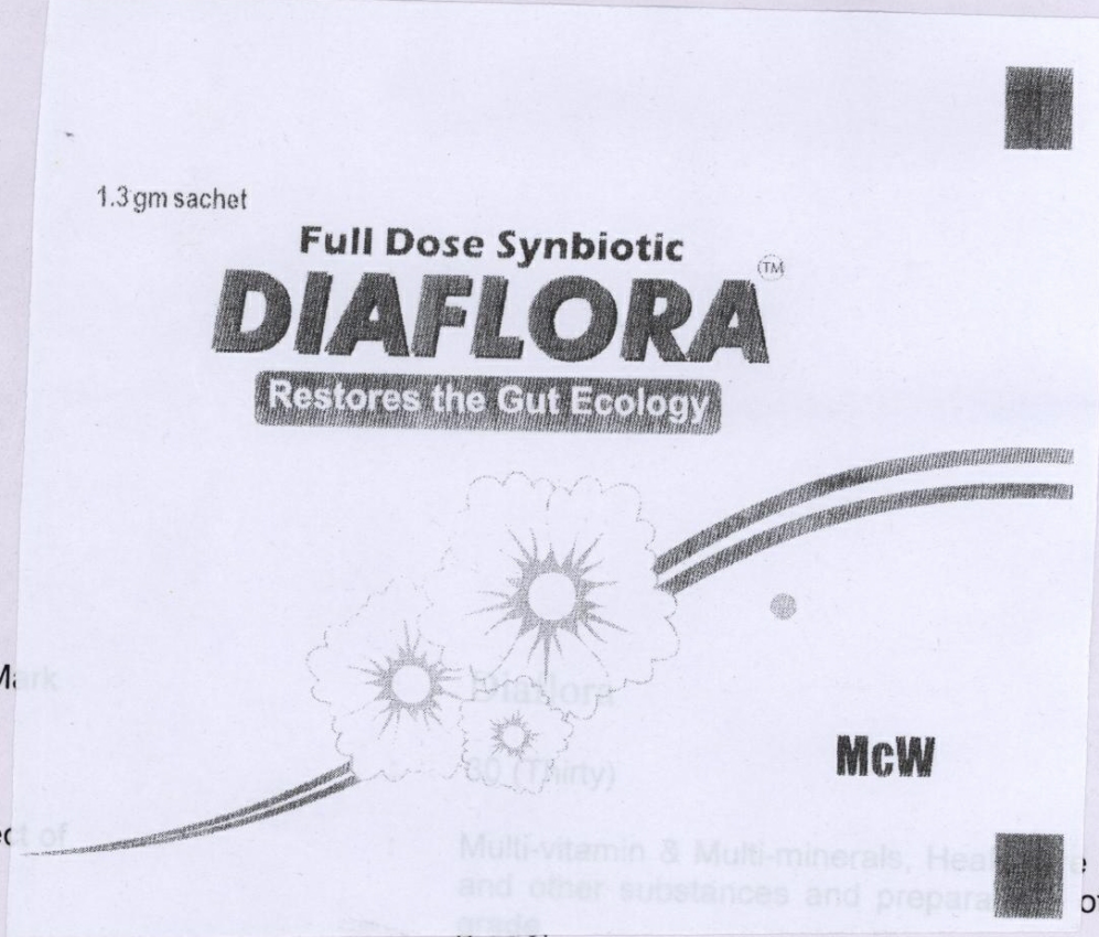Diaflora (label) Device mark 1795275 Trademark