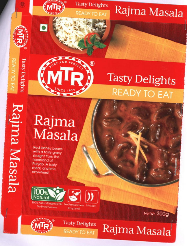 Tasty Delights Mtr Rajma Masala Device mark 2391483 Trademark