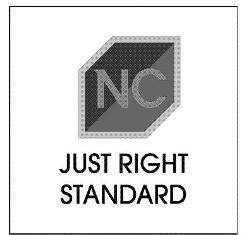 Nc Just Right Standard Device mark 2538371 Trademark