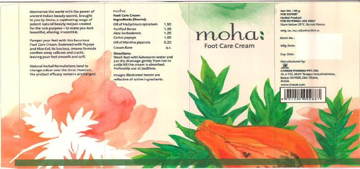 Moha Foot Care Cream Device mark 2467838 Trademark