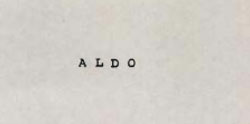 A L D O Device mark 890108 Trademark