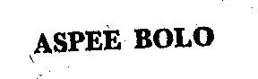 Aspee Bolo (device) Device mark 290209 Trademark