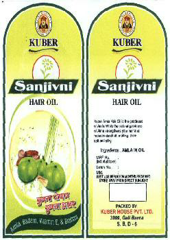 Kuber Sanjivni Hair Oil (with Label) Device mark 1611174 Trademark