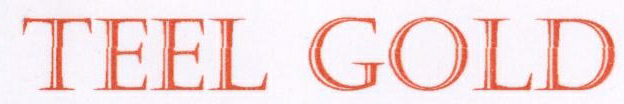 Teel Gold Device mark 1855582 Trademark