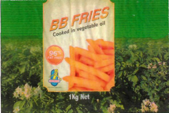 Bb Fries (device) Device mark 2253369 Trademark