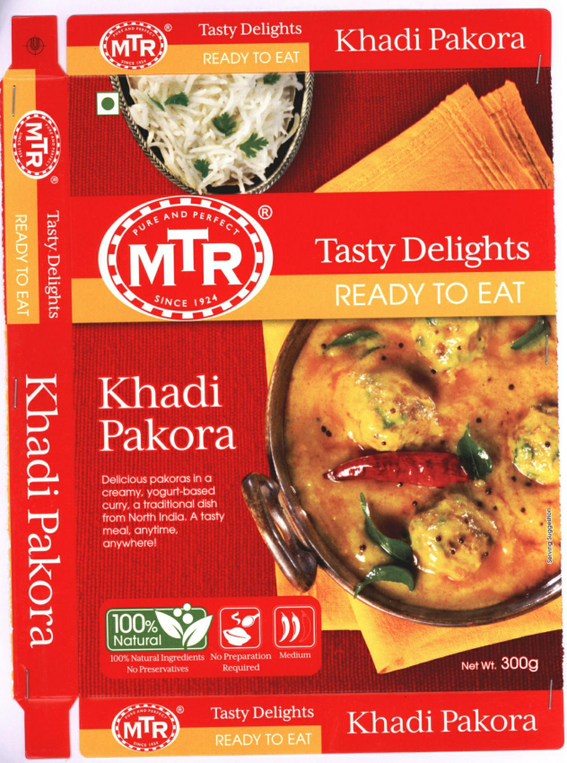 Tasty Delights Mtr Khadi Pakora Device mark 2391478 Trademark