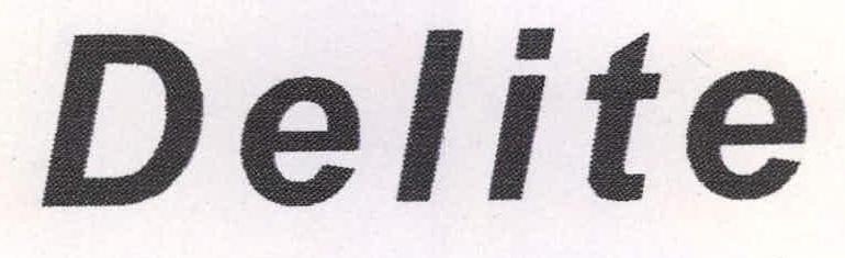 Delite Device mark 2176612 Trademark