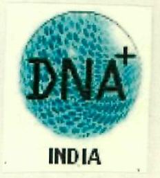 Dna+ India (label) Device mark 2774539 Trademark