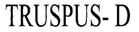 Truspus- D Device mark 1809067 Trademark
