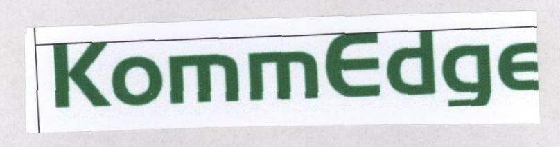 Kommedge (label) Device mark 1675526 Trademark