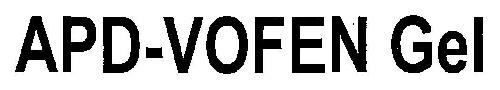 Apd-vofen Gel (device) Device mark 2657466 Trademark