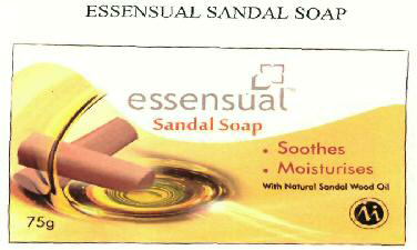 Essensual Sandal Soap (label) Device mark 2537458 Trademark
