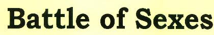 Battle Of Sexes Device mark 2823689 Trademark