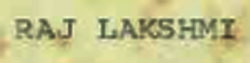 Raj Lakshmi Device mark 722529 Trademark