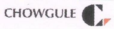 Chowgule (device) Device mark 1671783 Trademark