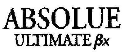 Absolue Ultimate Bx (label) Device mark 1545653 Trademark