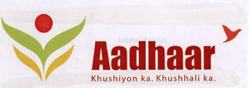 Aadhaar Khushiyon Ka. Khushhali Ka. Device mark 1806812 Trademark