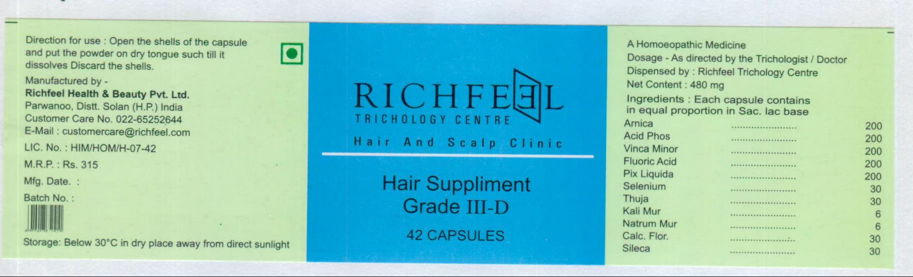 Richfeel (label) Device mark 1993894 Trademark
