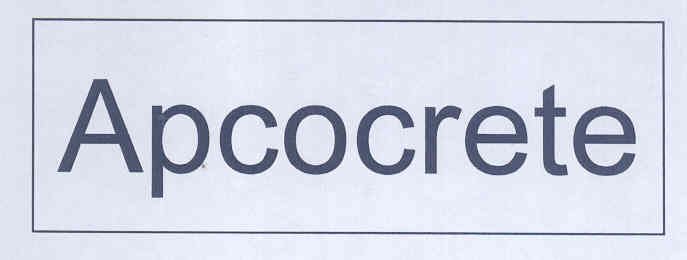 Apcocrete Device mark 1760168 Trademark