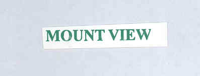 Mount View (label) Device mark 1695922 Trademark