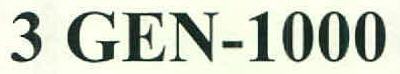 3 Gen-1000 Device mark 2824497 Trademark