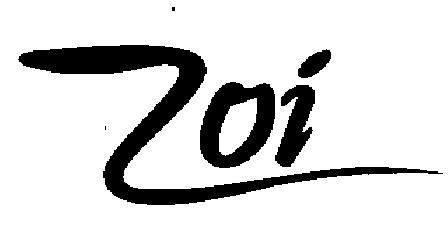 Zoi(label) Device mark 2156077 Trademark