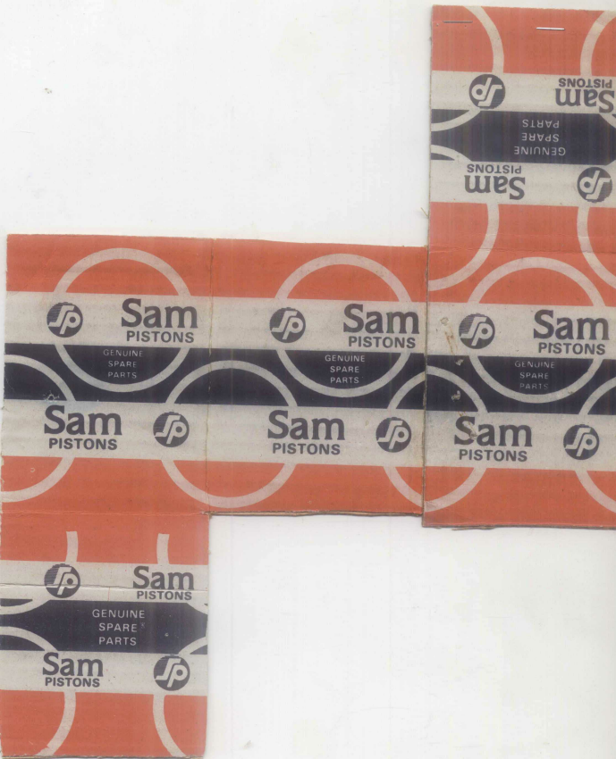 Sam (label). Device mark 584837 Trademark