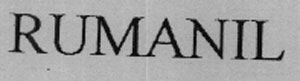 Rumanil Device mark 1020047 Trademark