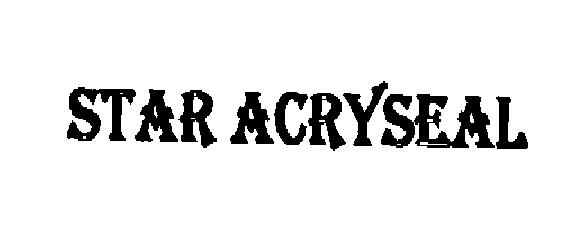 Star Acryseal Device mark 2203663 Trademark