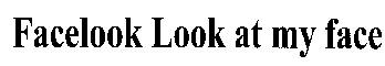 Facelook Look At My Face Device mark 1892776 Trademark