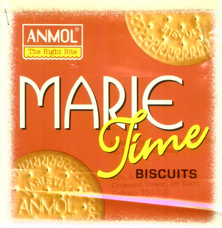 Marie Time Biscuits (label) Device mark 1440503 Trademark