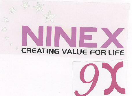 Ninex 9x Creating Value For Life Device mark 1615956 Trademark
