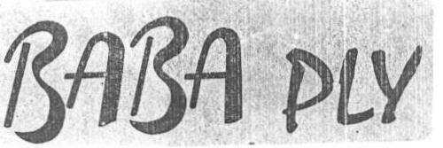 Baba Ply (device) Device mark 1641835 Trademark