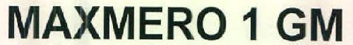 Maxmero 1 Gm Device mark 2660636 Trademark