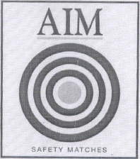 Aim , (de. Of Circle) (label) Device mark 1118737 Trademark