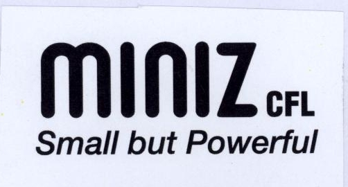 Miniz Cfl Small But Powerful Device mark 2007129 Trademark