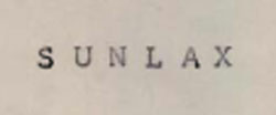 S U N L A X Device mark 502209 Trademark