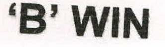 'b' Win Device mark 2312470 Trademark