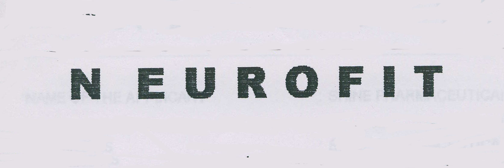 Neurofit Device mark 1587176 Trademark