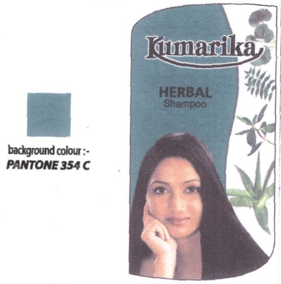 Kumarika Herbal Shampoo With Label Device mark 1407568 Trademark