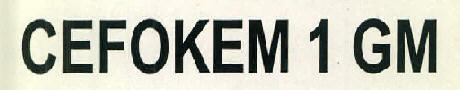 Cefokem 1 Gm Device mark 2639618 Trademark