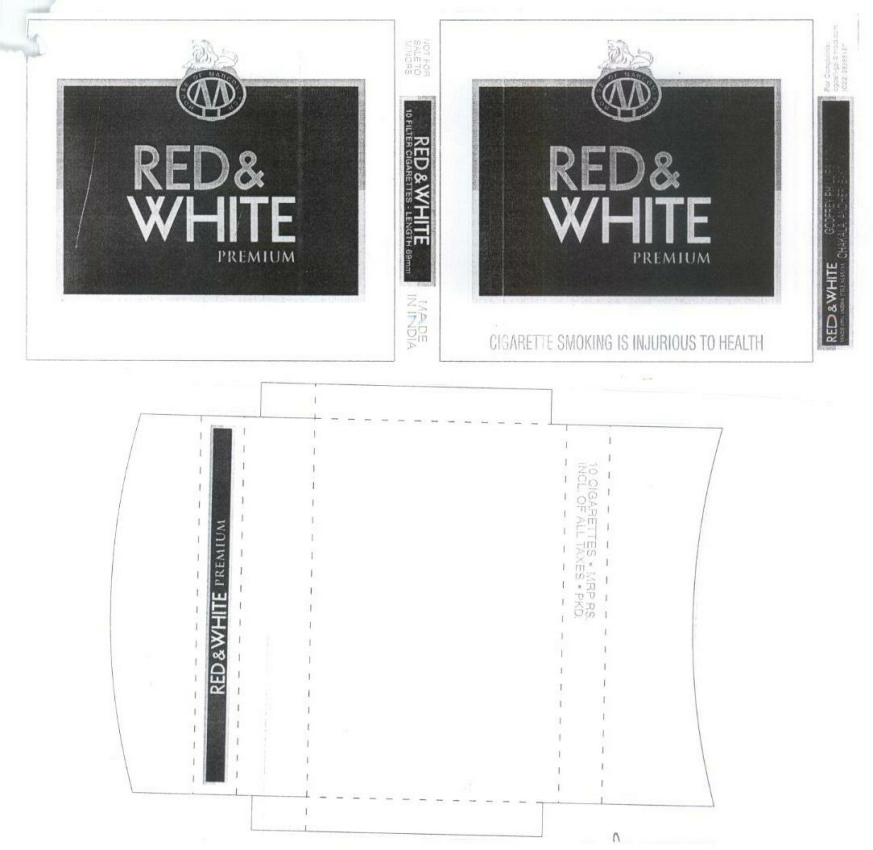 Red & White Premium (label) Device mark 1548398 Trademark