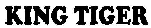 King Tiger (device) Device mark 2538669 Trademark