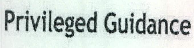 Privileged Guidance Device mark 2424970 Trademark