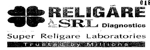 Religare Srl Diagnostics Device mark 1827873 Trademark