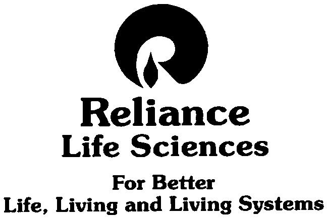 Reliance Life Sciences For Better Life, Living Andliving Systems Device mark 1079478 Trademark
