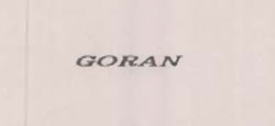 Goran Device mark 913088 Trademark