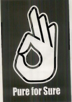 Pur For Sure (hand Device) Device mark 1035574 Trademark
