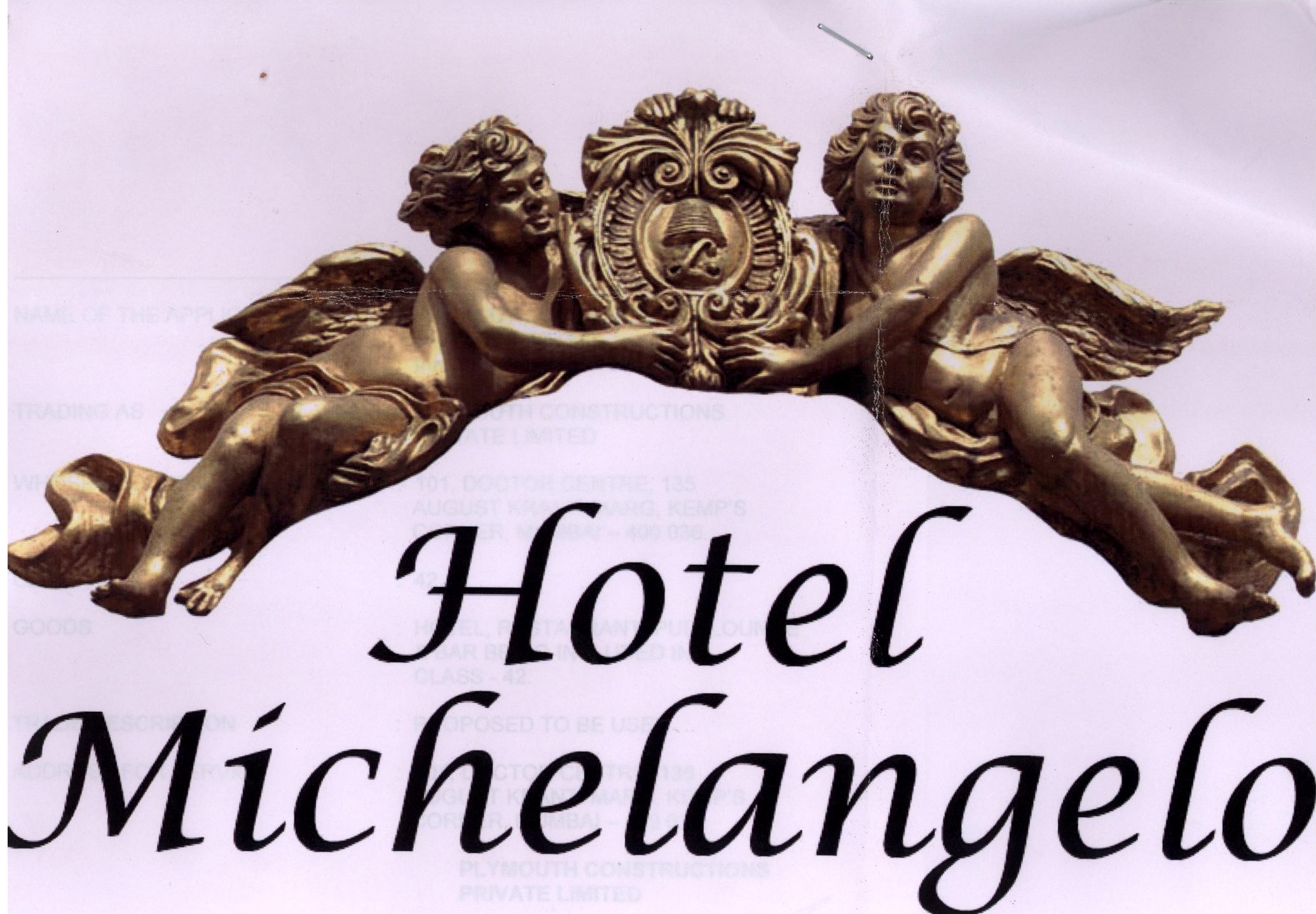 Hotel Michelangelo Device mark 1822518 Trademark